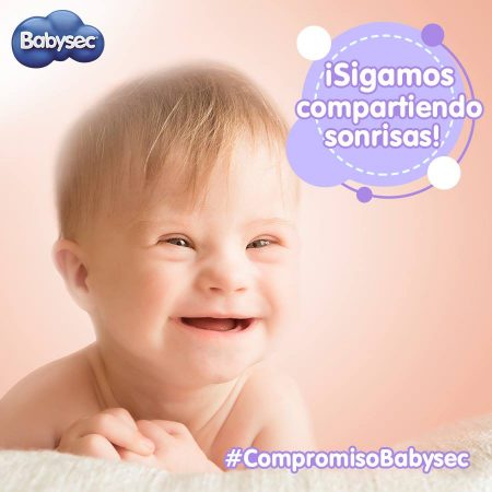 Babysec incluye en sus campañas niños con Sindrome de Down